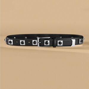 Studded Leather Belt